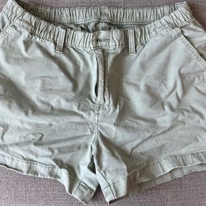 Chubbies, 4” inseam, light green shorts